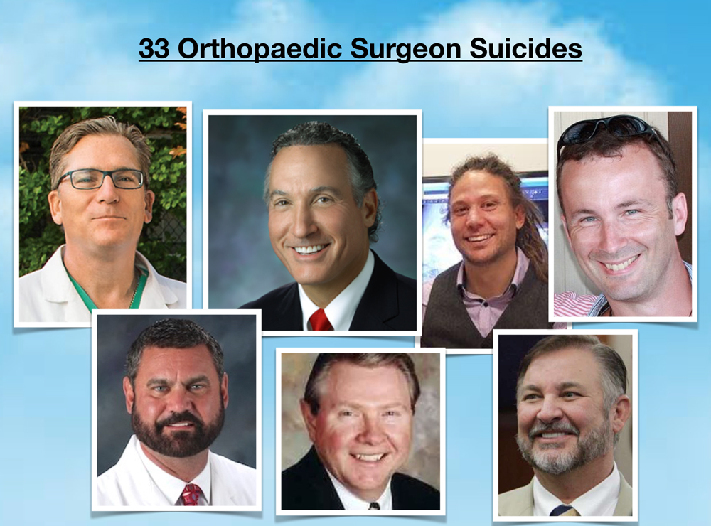 Orthopaedic surgeon suicides