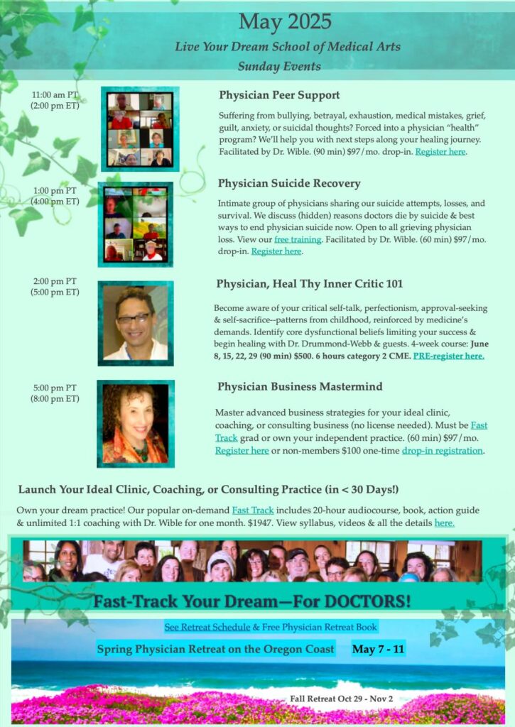 Physician Retreats Events 2025